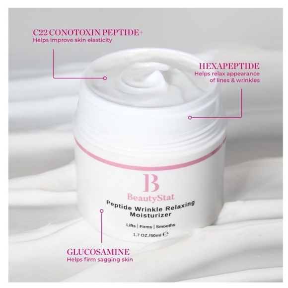 🦋$5 ~ Beautystat Peptide Wrinkle Relaxing Moisturizer ~ NEW - Picture 6 of 10